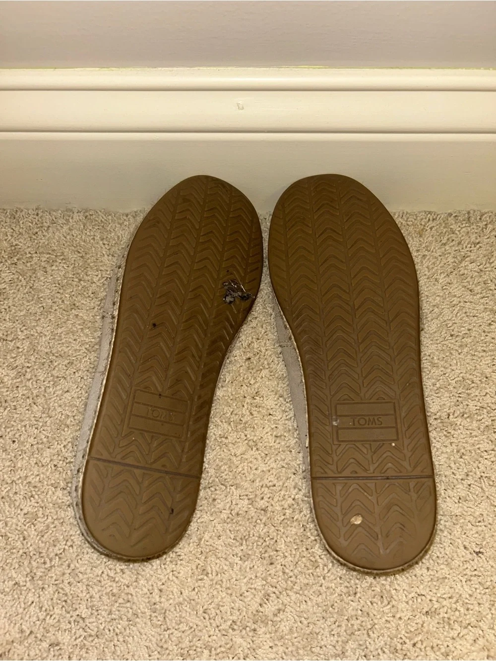 Tom’s Suede Espadrille Slip On Shoes